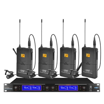 Professional wireless microphone system 4 lavalier microphone church outdoor stage performance
Professional wireless microphone system 4 lavalier microphone church outdoor stage performance