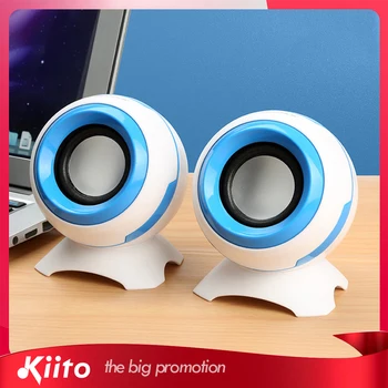 KIITO Y19 Mini Computer Speakers Bass Horns For Laptop Desktop Phone 6W Powerful Speaker USB AUX Audio Multimedia Loudspeaker
KIITO Y19 Mini Computer Speakers Bass Horns For Laptop Desktop Phone 6W Powerful Speaker USB AUX Audio Multimedia Loudspeaker