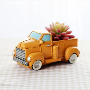 Retro Truck Cars Small Potted Plant Desktop Truck Cars Ceramics Flower Pots Home Garden Decoration 
Retro Truck Cars Small Potted Plant Desktop Truck Cars Ceramics Flower Pots Home Garden Decoration