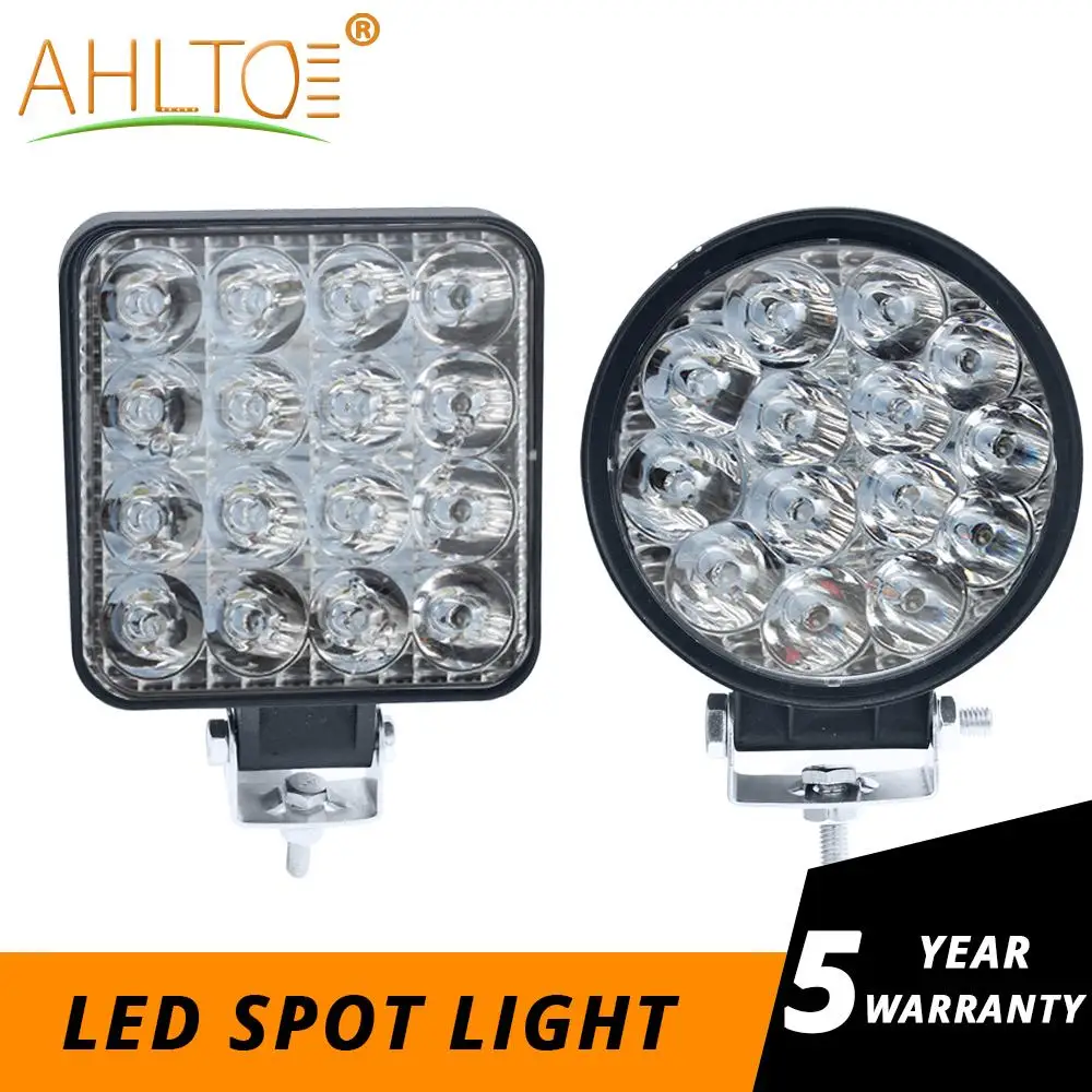 1X Working Fog Light Spot Bulb 4 inch 42W 48W Square Round LED 4x4 Offroad ATV UTV Truck Tractor Motorcycle Dome Lamp DC 12V 24V
1X Working Fog Light Spot Bulb 4 inch 42W 48W Square Round LED 4x4 Offroad ATV UTV Truck Tractor Motorcycle Dome Lamp DC 12V 24V
