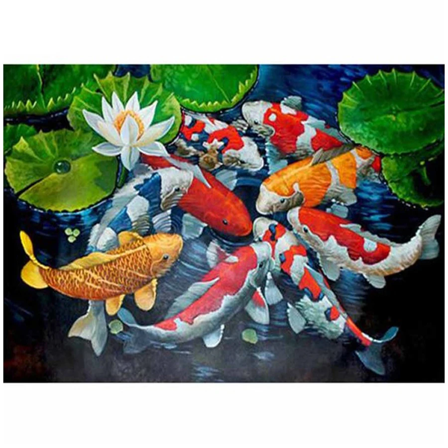 Diy Diamond Painting rhinestone Koi Golden Fish 5D Diamond Embroidery Fish Jump Mosaic Diamond Full Square Round Stone AA118
Diy Diamond Painting rhinestone Koi Golden Fish 5D Diamond Embroidery Fish Jump Mosaic Diamond Full Square Round Stone AA118