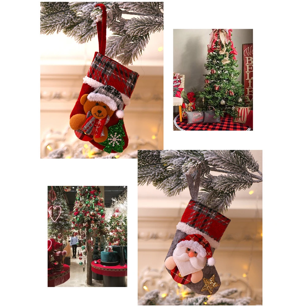 drop ornaments    package included:   4 pcs christmas stockings