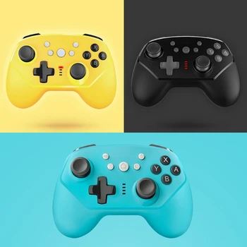 Wireless Bluetooth Game Controller Joystick 6-axis Gyroscope Asymmetric Dual Motors Gamepad for Switch/Lite for Win7 PC
Wireless Bluetooth Game Controller Joystick 6-axis Gyroscope Asymmetric Dual Motors Gamepad for Switch/Lite for Win7 PC