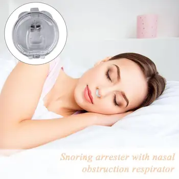 4PCS Mini Anti Snoring Snore Stoper Device Silicone Nose Clip Sleep Noise Guard Sleeping Snoring device With Storage Box
4PCS Mini Anti Snoring Snore Stoper Device Silicone Nose Clip Sleep Noise Guard Sleeping Snoring device With Storage Box