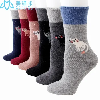 12 Pairs Per Set Winter Thick Wool Socks Cartoon Cute Cat Wool Socks Hot Women Socks
12 Pairs Per Set Winter Thick Wool Socks Cartoon Cute Cat Wool Socks Hot Women Socks