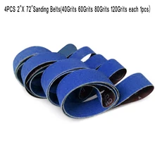 4Pcs 2"x 72" Sanding Belt 40-120 Grit Abrasive Belt Sanding Band Sandpaper Grinder Sander Metal Wood Polishing Grinding Tool
4Pcs 2"x 72" Sanding Belt 40-120 Grit Abrasive Belt Sanding Band Sandpaper Grinder Sander Metal Wood Polishing Grinding Tool