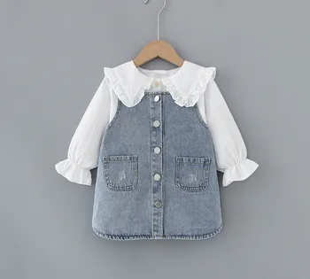 Baby Toddler Girls Dress Long Sleeves Baby Girls' Dress Shirt Denim Outfit Baby Girls Spring Dresses Girl Clothes
Baby Toddler Girls Dress Long Sleeves Baby Girls' Dress Shirt Denim Outfit Baby Girls Spring Dresses Girl Clothes