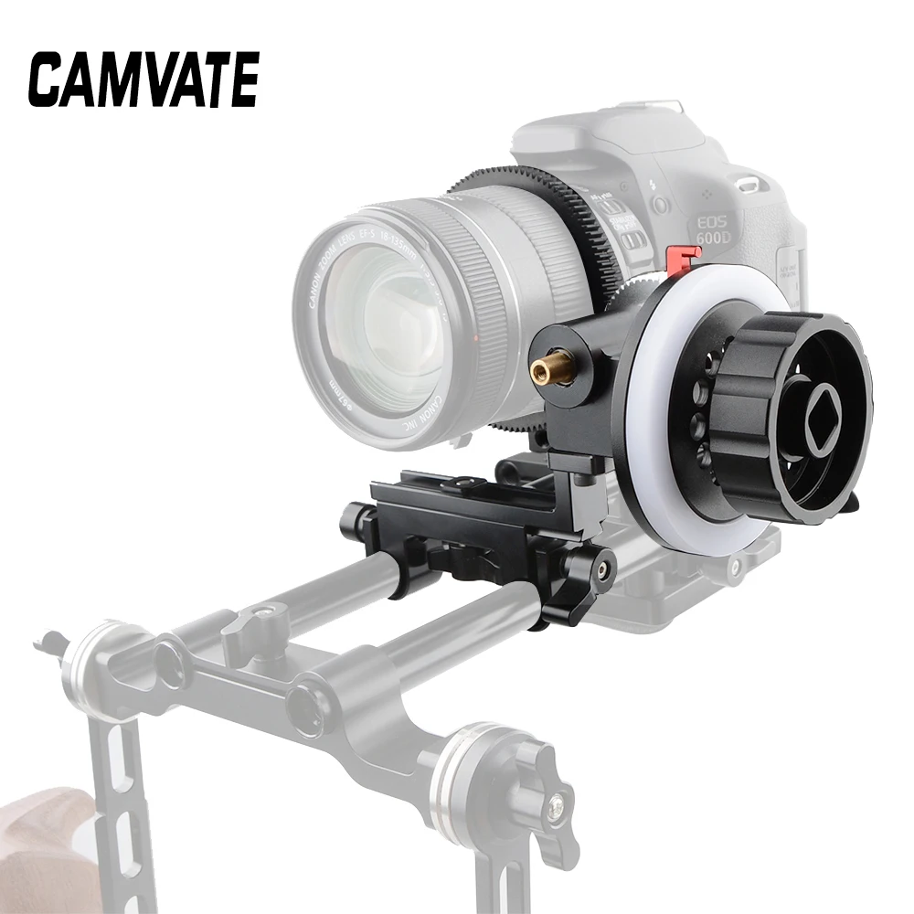 CAMVATE Camera Universal Standard 15mm Dual Rod Clamp With Vertical Connecting Plate For DSLR Camera LWS Rod Support System 2020
CAMVATE Camera Universal Standard 15mm Dual Rod Clamp With Vertical Connecting Plate For DSLR Camera LWS Rod Support System 2020