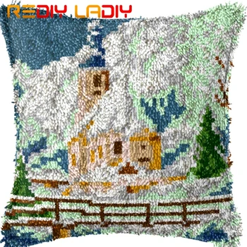 Latch Hook Kits Make Your Own Cushion Church Scenery Printed Canvas Crochet Pillow Case Latch Hook Cushion Cover Hobby & Crafts
Latch Hook Kits Make Your Own Cushion Church Scenery Printed Canvas Crochet Pillow Case Latch Hook Cushion Cover Hobby & Crafts
