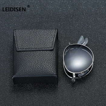 LEIDISEN Brand Designer Portable Foldable Folding Sunglasses Polarized Men Women Fashion Vintage Driving Mirrored Eyewear
LEIDISEN Brand Designer Portable Foldable Folding Sunglasses Polarized Men Women Fashion Vintage Driving Mirrored Eyewear