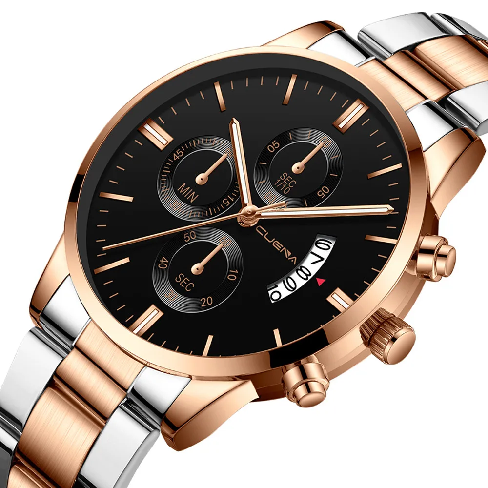Luxury Watch Men CUENA Fashion Military Stainless Steel Analog Date Sport Watches Montre Quartz Wristwatches Relogio Masculino
Luxury Watch Men CUENA Fashion Military Stainless Steel Analog Date Sport Watches Montre Quartz Wristwatches Relogio Masculino