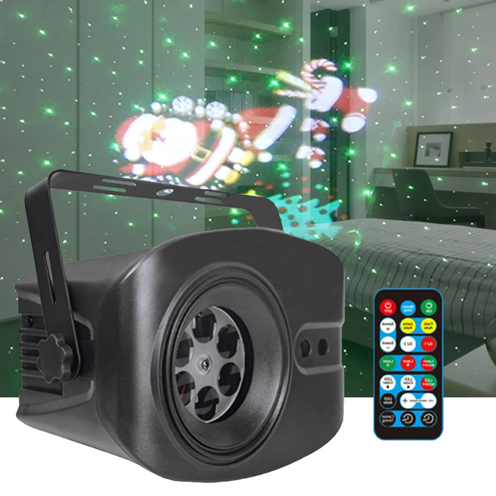 Christmas Light 52 Pattern Starry Sky Moving LED Laser Projector Light Voice Remote Control Stage Effect Lighting Xmas Party Dec
Christmas Light 52 Pattern Starry Sky Moving LED Laser Projector Light Voice Remote Control Stage Effect Lighting Xmas Party Dec