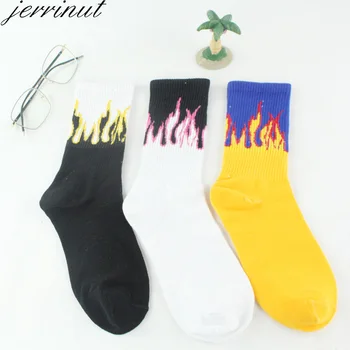 Jerrinut Men's Women's Cotton Hip Hop Funny Socks With Print Casual Fashion Spring Autumn Socks With Fire Skateboard Socks 1Pair
Jerrinut Men's Women's Cotton Hip Hop Funny Socks With Print Casual Fashion Spring Autumn Socks With Fire Skateboard Socks 1Pair