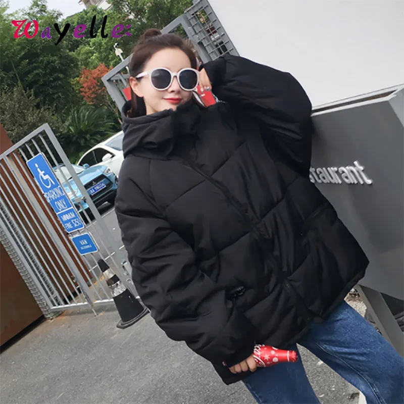 2019 Winter Jacket Women Solid Fashion Cotton-padded Oversize Jacket For Women Casual Hooded Warm Coats and Jackets For Women
2019 Winter Jacket Women Solid Fashion Cotton-padded Oversize Jacket For Women Casual Hooded Warm Coats and Jackets For Women