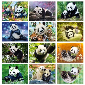 5D Diamond Painting Jungle Panda DIY Diamond Embroidery Full Drill Mosaic Cross Stitch Picture Animal Art Home Decoration
5D Diamond Painting Jungle Panda DIY Diamond Embroidery Full Drill Mosaic Cross Stitch Picture Animal Art Home Decoration
