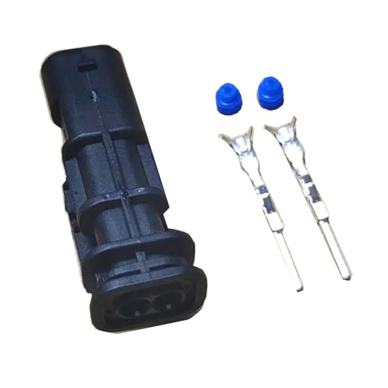 5 sets 2 Pin for VW Audi Ip67 TE replacement 2Pin, MCON 1.2 - PROTEC. COVER 1718648-1 auto connector Male connector
5 sets 2 Pin for VW Audi Ip67 TE replacement 2Pin, MCON 1.2 - PROTEC. COVER 1718648-1 auto connector Male connector