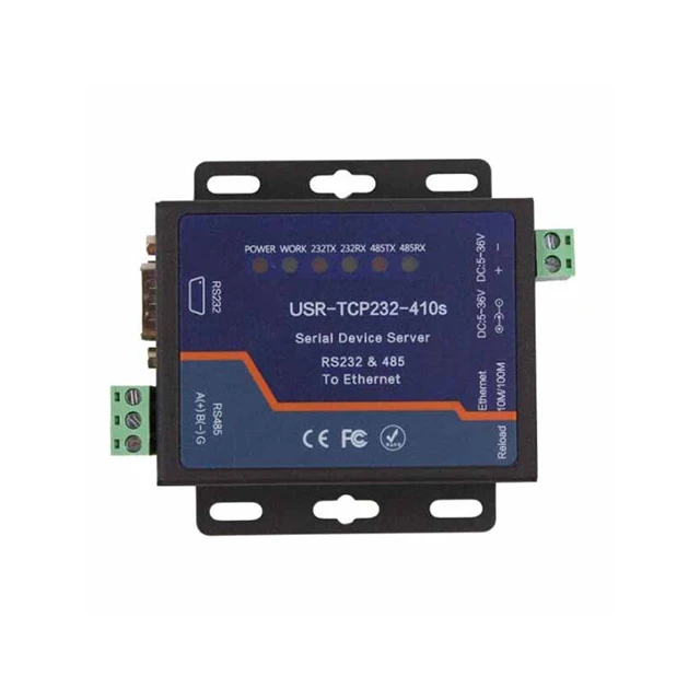 A15-- USR-TCP232-410s RS232 RS485 Ethernet Converter Serial Ethernet to Modbus Converter Dual serial port network server
A15-- USR-TCP232-410s RS232 RS485 Ethernet Converter Serial Ethernet to Modbus Converter Dual serial port network server