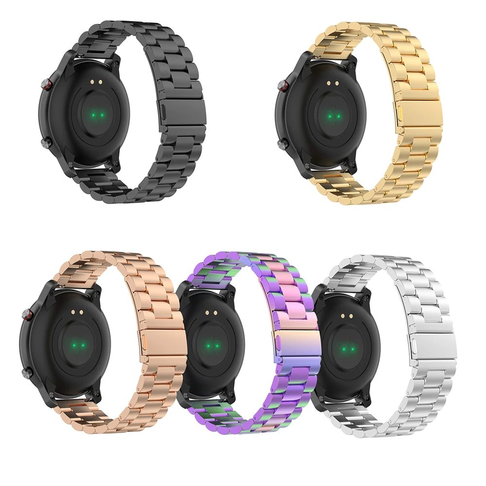 Ремешок из нержавеющей стали для Samsung Galaxy Watch 3, браслет с тремя бусинами для POLAR Grit X, Ticwatch PRO, Huawei GT 2e, 22 мм
Ремешок из нержавеющей стали для Samsung Galaxy Watch 3, браслет с тремя бусинами для POLAR Grit X, Ticwatch PRO, Huawei GT 2e, 22 мм