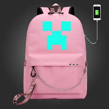 Fashion Luminous Backpacks USB charging schoolbag boy girl teenage teenagers Cartoon backpack to school bag Student book bag 
Fashion Luminous Backpacks USB charging schoolbag boy girl teenage teenagers Cartoon backpack to school bag Student book bag