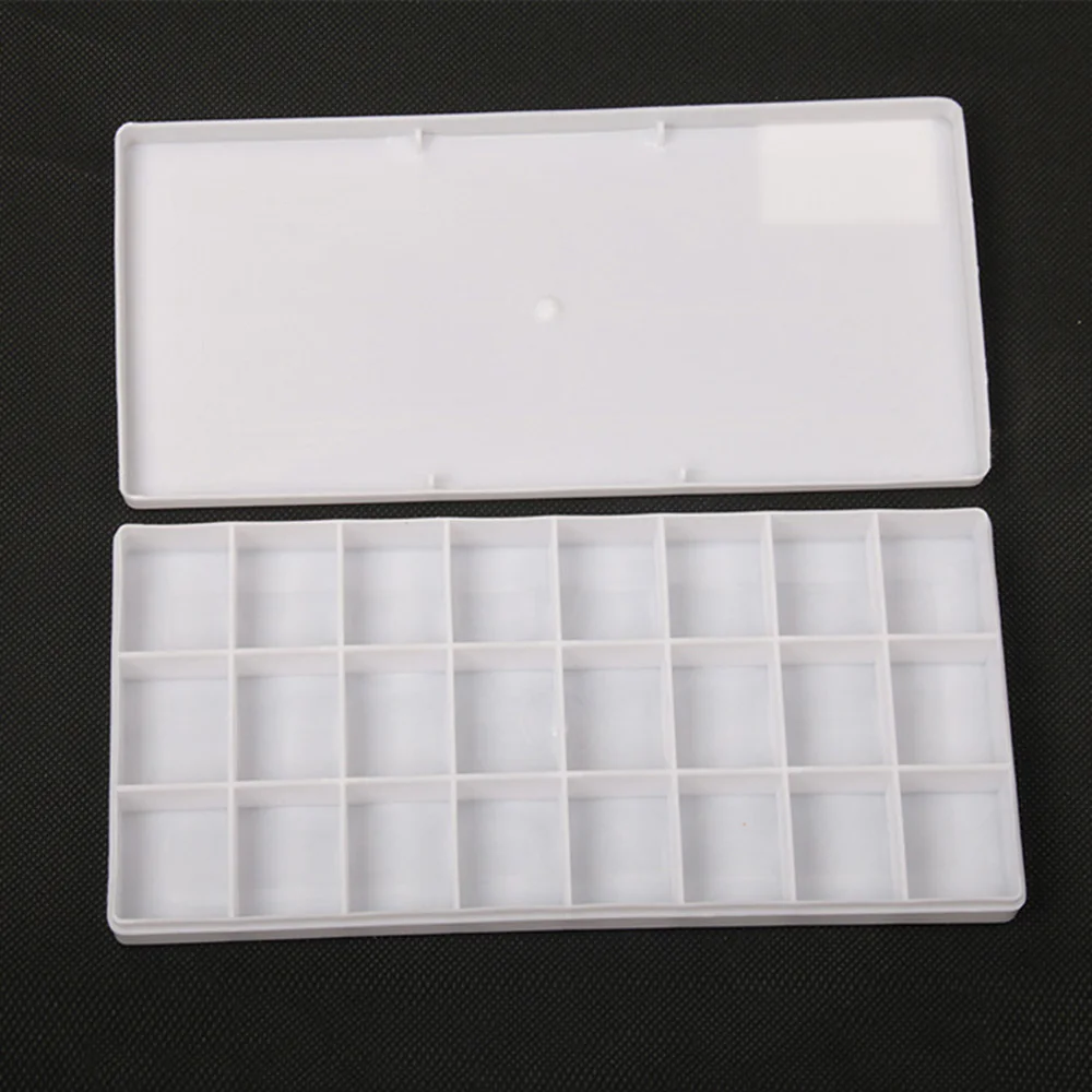 10/24 Grids Color Palette For Watercolor Gouache Acrylic Painting Plastic Palettes Paints and Covers Kid Art School Supply
10/24 Grids Color Palette For Watercolor Gouache Acrylic Painting Plastic Palettes Paints and Covers Kid Art School Supply