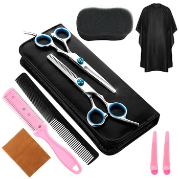 9set Stainless Steel Pet Dogs Gromming Scissors Shears Sharp Edge Cat Hair Cutting Barber Cutting Tools Kit Hair Cutting Scissor
9set Stainless Steel Pet Dogs Gromming Scissors Shears Sharp Edge Cat Hair Cutting Barber Cutting Tools Kit Hair Cutting Scissor