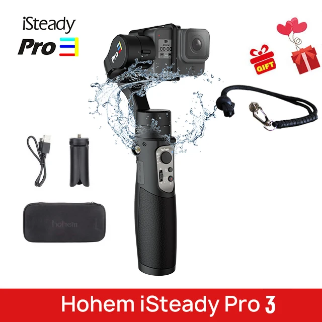 3 осевой Ручной Стабилизатор Hohem iSteady Pro Gimbal для DJI Osmo Action GoPro 7 6 XiaoYi 4K Sony RXO Camera PK G6