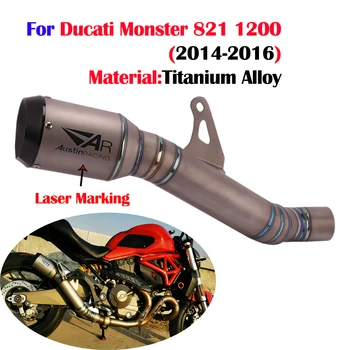 Slip On For DUCATI Monster 821 1200 Motorcycle GP AR Exhaust Escape Moto Modiifed Titanium Alloy Middle Link Pipe Muffler Laser
Slip On For DUCATI Monster 821 1200 Motorcycle GP AR Exhaust Escape Moto Modiifed Titanium Alloy Middle Link Pipe Muffler Laser
