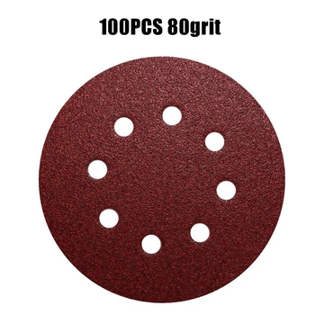 100PCS 5 Inch 125mm Round Dry Sandpaper Eight Hole Disk Sand Sheets Grit 80-180 Grit And Loop Sanding Disc Polish Flocking
100PCS 5 Inch 125mm Round Dry Sandpaper Eight Hole Disk Sand Sheets Grit 80-180 Grit And Loop Sanding Disc Polish Flocking