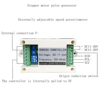 Stepper motor pulse generator DC11-26V motor pulse controller signal generator simple PLC
Stepper motor pulse generator DC11-26V motor pulse controller signal generator simple PLC