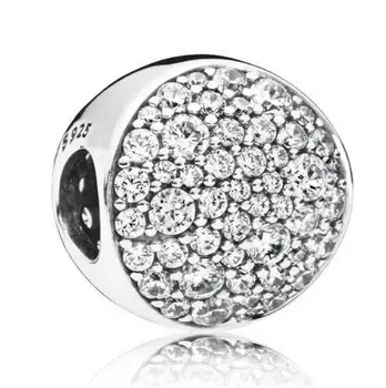 Genuine 925 Sterling Silver Bead Charm Pave Sphere Sky Full Of Stars With Crystal Beads Fit Pandora Bracelet Bangle Necklace DI
Genuine 925 Sterling Silver Bead Charm Pave Sphere Sky Full Of Stars With Crystal Beads Fit Pandora Bracelet Bangle Necklace DI