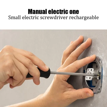 Electric Screwdriver Rechargeable Durable Multi-function Manual Power Drill Screw Driver Kit with LED Light Power Tools
Electric Screwdriver Rechargeable Durable Multi-function Manual Power Drill Screw Driver Kit with LED Light Power Tools