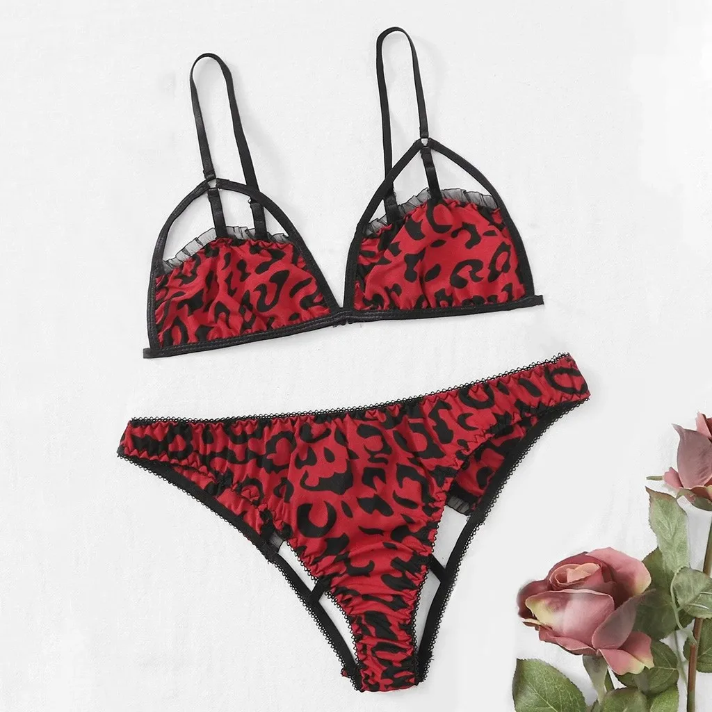 Sexy underwear set Breathable red Wire free bralette with Sexy underpants Flower Print Mesh Lingerie Set Bh comfortable Droship
Sexy underwear set Breathable red Wire free bralette with Sexy underpants Flower Print Mesh Lingerie Set Bh comfortable Droship