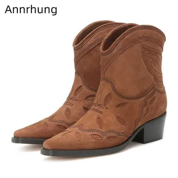 Sewing Ankle Boots Women 2020 New Autumn Short Booties Concise Pointed Toe 4cm Block Heel Knight Boots Fashion Short Botas Mujer
Sewing Ankle Boots Women 2020 New Autumn Short Booties Concise Pointed Toe 4cm Block Heel Knight Boots Fashion Short Botas Mujer