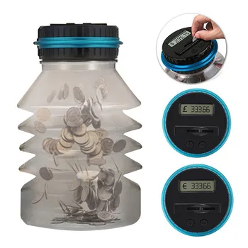 Transparent Piggy Bank Electronic Digital LCD Counting for UK/EU/US Money Saving Jar Coins Storage Box Piggy Bank
Transparent Piggy Bank Electronic Digital LCD Counting for UK/EU/US Money Saving Jar Coins Storage Box Piggy Bank