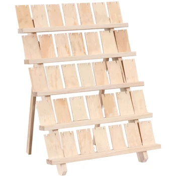 Jewelry Display Tray Pendant Earrings Rings Display Blocks Solid Wood Jewelry Display Holder Earring Stand Five Layers
Jewelry Display Tray Pendant Earrings Rings Display Blocks Solid Wood Jewelry Display Holder Earring Stand Five Layers