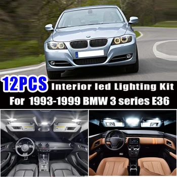 12x LED plate lamp + Interior dome Light glove box bulb for 1993-1999 bmw 3 series E36 Convertible M3 318i 320i 325i 323i 328i
12x LED plate lamp + Interior dome Light glove box bulb for 1993-1999 bmw 3 series E36 Convertible M3 318i 320i 325i 323i 328i
