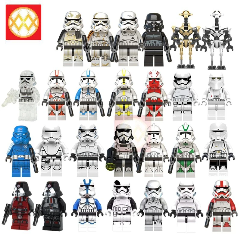 Single Snowtrooper Clonetroopers Sith Trooper Deathtroopers Spcae Wars First Order Imperial Soldier Building Blocks Gift Toys
Single Snowtrooper Clonetroopers Sith Trooper Deathtroopers Spcae Wars First Order Imperial Soldier Building Blocks Gift Toys