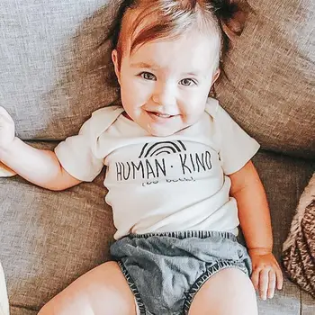 Human Kind Be Both Baby Summer Short Sleeve Bodysuits Toddler Unisex Junpsuit Baby Boys Girls Playsuit Soft Onesie Drop Ship
Human Kind Be Both Baby Summer Short Sleeve Bodysuits Toddler Unisex Junpsuit Baby Boys Girls Playsuit Soft Onesie Drop Ship