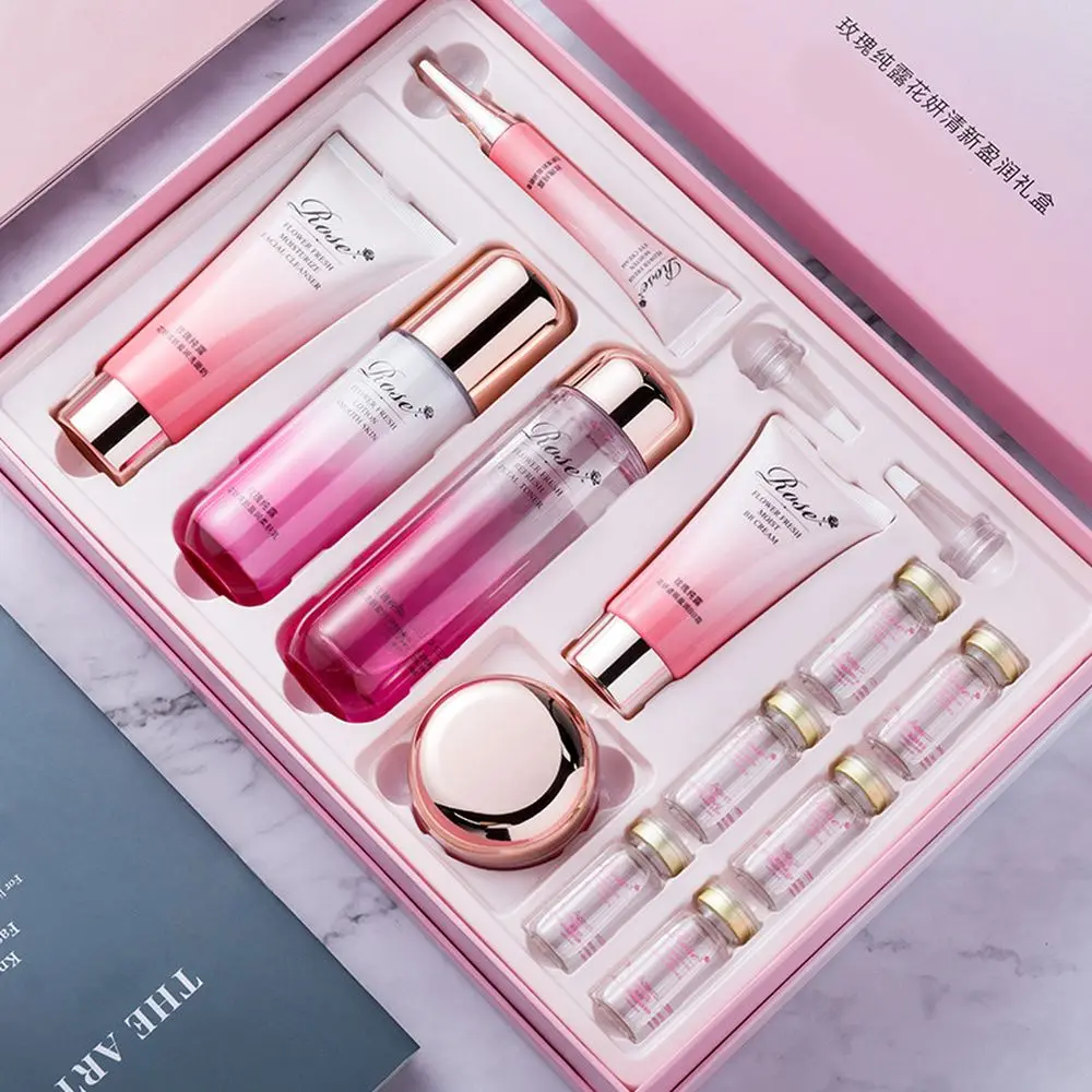 LAIKOU Rose Hydrosol 6PCS Face Skin Care Product Set Repairing Anti-aging Anti-wrinkle Moisturizing Whitening Face Tonic Cream
LAIKOU Rose Hydrosol 6PCS Face Skin Care Product Set Repairing Anti-aging Anti-wrinkle Moisturizing Whitening Face Tonic Cream