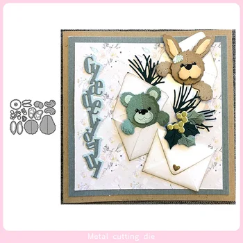 Rabbit Bear Puzzle set Metal Cutting Dies for DIY Scrapbooking Photo Album Decorative Embossing Paper Card Crafts Die Cut 2019
Rabbit Bear Puzzle set Metal Cutting Dies for DIY Scrapbooking Photo Album Decorative Embossing Paper Card Crafts Die Cut 2019