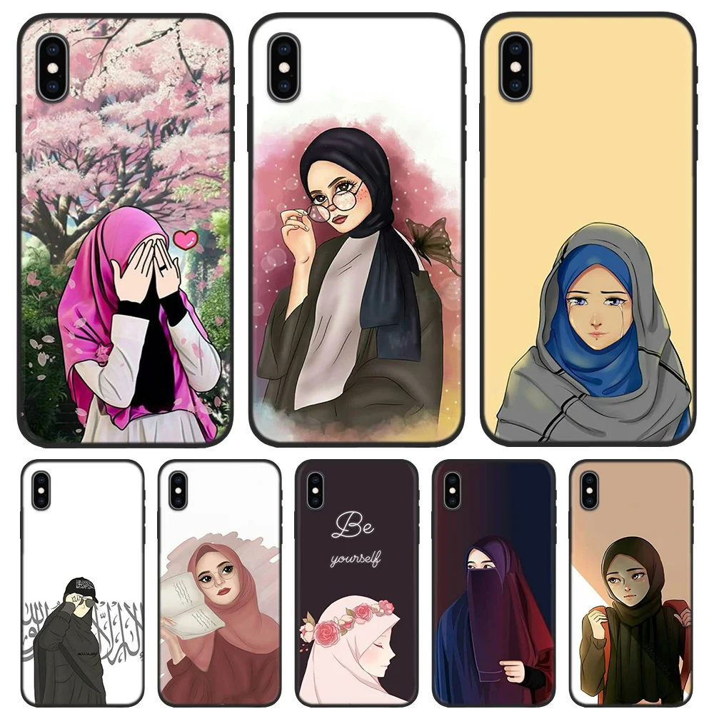 Pattern Black Soft Silicone TPU Bag Cover Case for iPhone 5 5S SE 6 6S 7 8 Plus X XR XS Max Tasche Deckt Concha Ader Islamic In
Pattern Black Soft Silicone TPU Bag Cover Case for iPhone 5 5S SE 6 6S 7 8 Plus X XR XS Max Tasche Deckt Concha Ader Islamic In