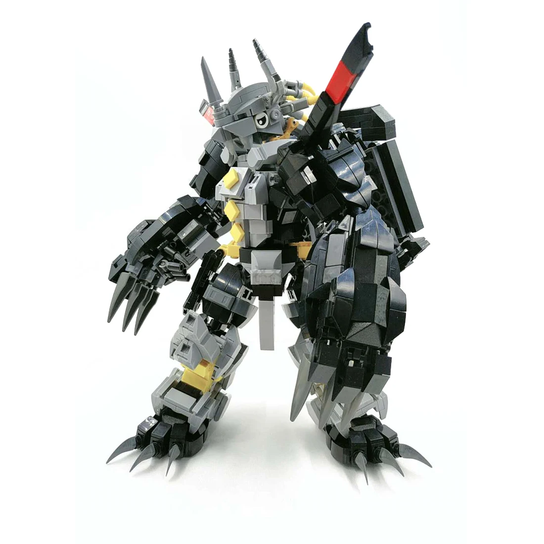 1111Pcs 22cm MOC Greymon 2.0 Mecha Model Assembly Mecha Bricks Toy DIY Building Block Stem Toy Gift Decor
1111Pcs 22cm MOC Greymon 2.0 Mecha Model Assembly Mecha Bricks Toy DIY Building Block Stem Toy Gift Decor