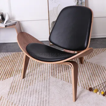 Nordic Simple Single Sofa Chair Triangle Shell Chair Leisure Aircraft Chair Smile Chair Curved Solid Wood
Nordic Simple Single Sofa Chair Triangle Shell Chair Leisure Aircraft Chair Smile Chair Curved Solid Wood