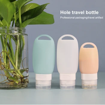 Silicone Refillable Bottles Travel-Pack keychain Small Round Cute Cans Portable case empty Shampoo Container 38/60/90ml Squeeze
Silicone Refillable Bottles Travel-Pack keychain Small Round Cute Cans Portable case empty Shampoo Container 38/60/90ml Squeeze