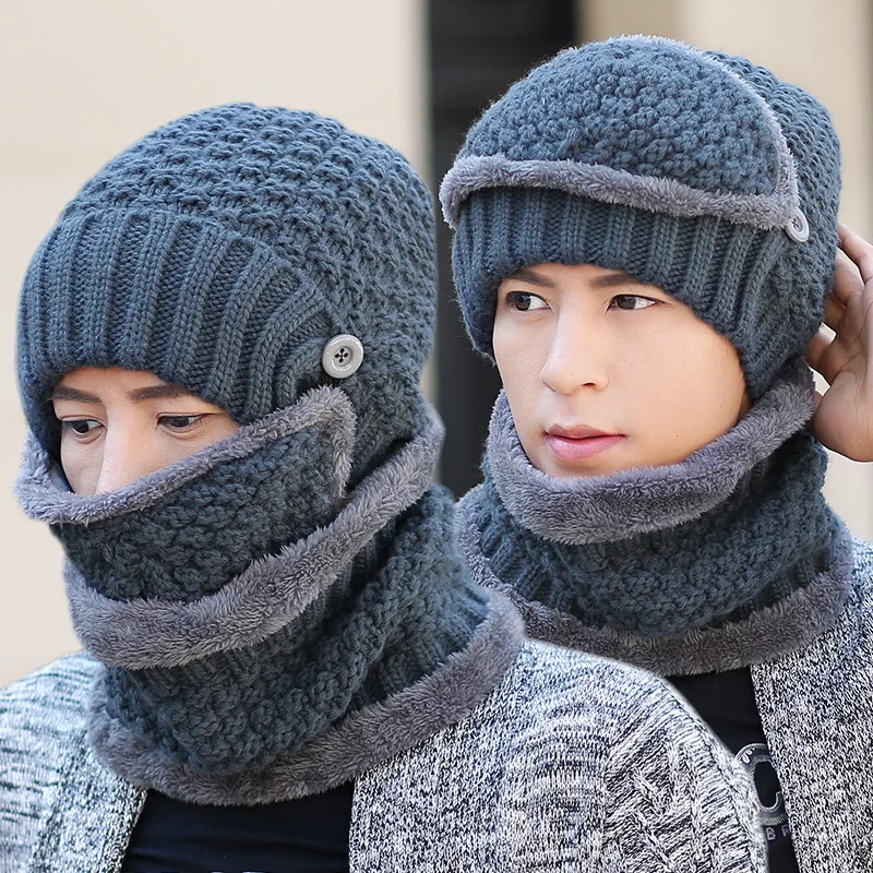 Hat Men's Winter Korean-style Cold Earmuff Warm Wool Autumn & Winter Brushed And Thick Cycling Knitted Hat
Hat Men's Winter Korean-style Cold Earmuff Warm Wool Autumn & Winter Brushed And Thick Cycling Knitted Hat