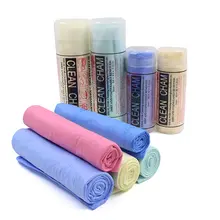 Pet secado de gamuza piel de oveja Deerskin toalla lavadora de limpieza de cuero genuino(China)