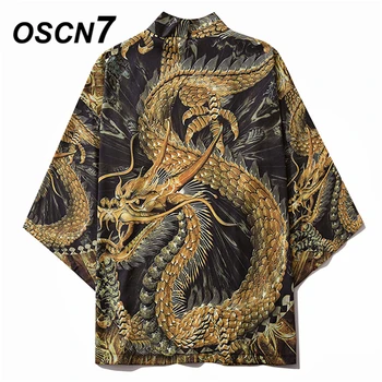 OSCN7 Printed Kimono Cardigan Shirt Men 2020 Japanese Streetwear Three Quarter Sleeve Coat Shirts Harujuku Mens Shirt 6037
OSCN7 Printed Kimono Cardigan Shirt Men 2020 Japanese Streetwear Three Quarter Sleeve Coat Shirts Harujuku Mens Shirt 6037