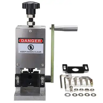 Small DYI Wire Stripping Machine Hand Control Wire Cable Crimping Peeling Machine For Waste Metal Recycle Wire Cable Stripper 
Small DYI Wire Stripping Machine Hand Control Wire Cable Crimping Peeling Machine For Waste Metal Recycle Wire Cable Stripper