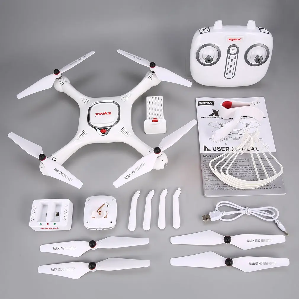 Syma X25PRO 2.4G GPS Positioning FPV RC Drone Quadcopter with 720P HD Wifi Adjustable Camera Altitude Hold Follow Me Gifts
Syma X25PRO 2.4G GPS Positioning FPV RC Drone Quadcopter with 720P HD Wifi Adjustable Camera Altitude Hold Follow Me Gifts