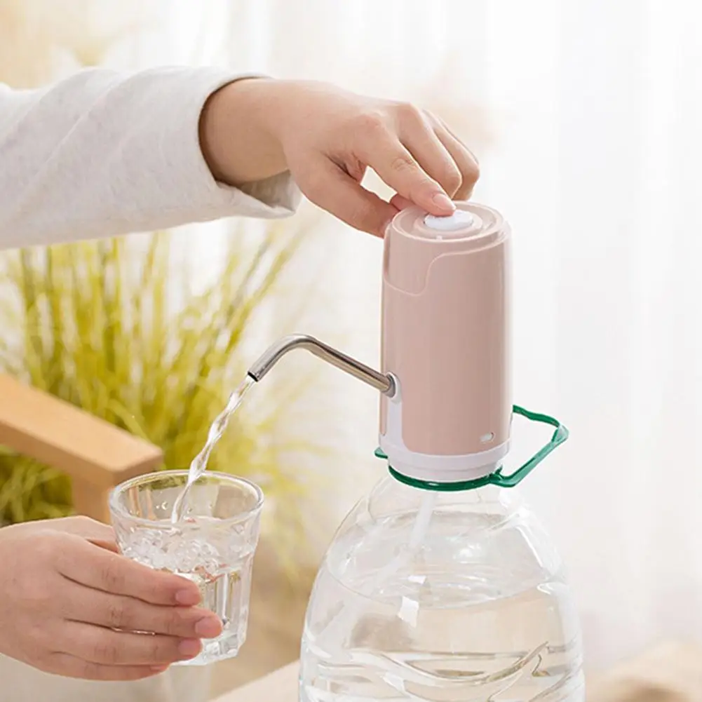 Detachable USB Rechargeable Electric Auto Drinking Water Bottle Pump Dispenser Miniature stylish design can be carried anywhere 
Detachable USB Rechargeable Electric Auto Drinking Water Bottle Pump Dispenser Miniature stylish design can be carried anywhere